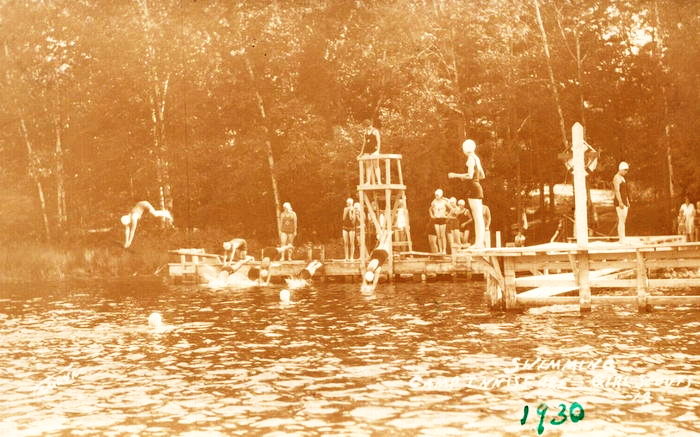 Camp Innisfree - Vintage Postcard